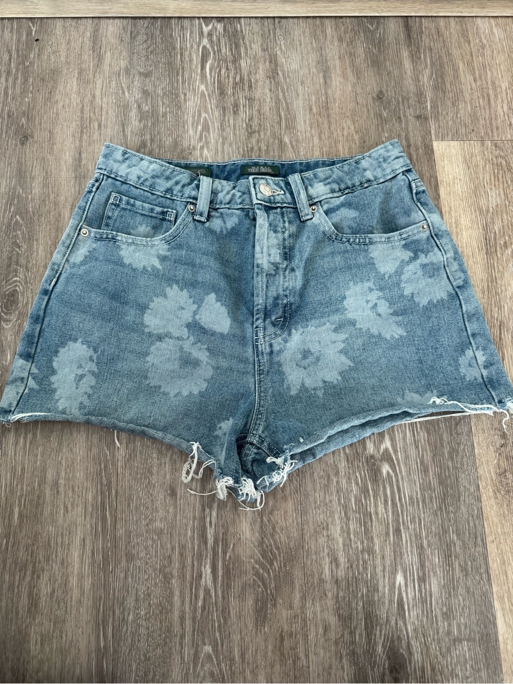 Wild Fable Super High-Rise Floral Print Cutoff Shorts